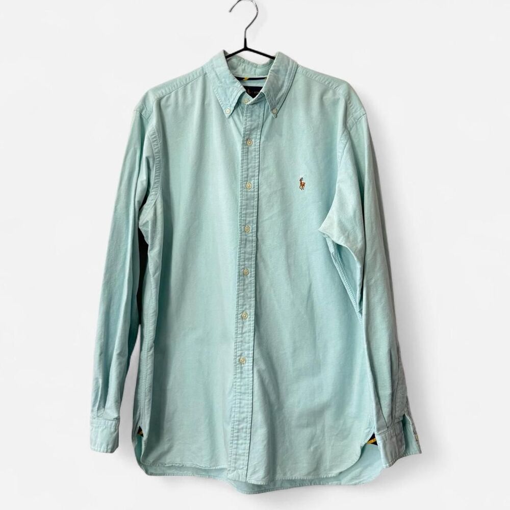 Vintage Polo Ralph Lauren Button Down Shirt - Mint Tedal Luxury Cotton